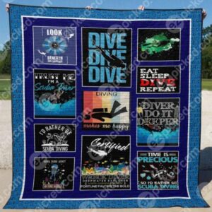 Diving Makes Me Happy Quilt Blanket Vd14  Quilt